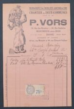 Invoice 1935 charcoal d'occasion  Expédié en Belgium