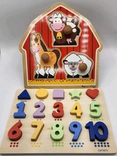 Wooden puzzles numbers for sale  Macomb