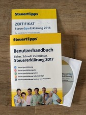 Steuersparerklärung 2018 steu gebraucht kaufen  Ketsch