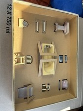 Juego completo de muebles de baño para casa de muñecas TootsieToy caja original vintage segunda mano  Embacar hacia Mexico