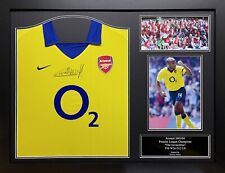 thierry henry signed shirt for sale  MANCHESTER