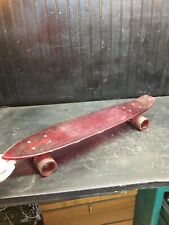 Vintage NASH Skate Raro Acrílico Vermelho Claro Lucite Retrô Anos 70 26 polegadas comprar usado  Enviando para Brazil