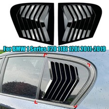 Para 2011-2019 BMW 1 Series F20 118i 120i 2X tampa de persiana traseira preta brilhante comprar usado  Enviando para Brazil