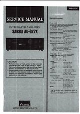 Sansui service manual gebraucht kaufen  Salzgitter