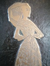 Brass rubbing plaque for sale  NEWCASTLE