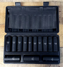 Conjunto de soquete de impacto de unidade 1/2" 13 peças conjunto de soquete métrico 10-24mm para reparo automático comprar usado  Enviando para Brazil