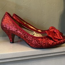 Schuh red glitter for sale  STOKE-ON-TRENT