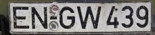 Din kennzeichen 439 gebraucht kaufen  Halle