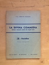 Divina commedia paradiso usato  Palermo