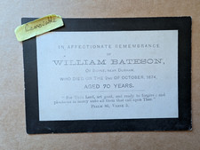 Old card ephemera for sale  BARNOLDSWICK
