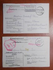 Marcophilie lot cartes d'occasion  France