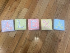Nursery letters blocks for sale  Boston