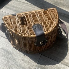 Wicker fishing creel for sale  BOREHAMWOOD