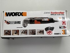 Worx wx667.1 sonicrafter for sale  ASHFORD