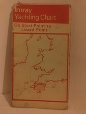 Używany, Imray Yachting Chart C6 Start Point to Lizard Point Listopad 1979 Vintage Chart na sprzedaż  Wysyłka do Poland