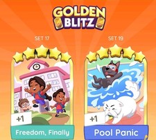 Mono-po-ly Go Golden Blitz ⭐ LIBERDADE FINALMENTE / PÂNICO NA PISCINA comprar usado  Enviando para Brazil