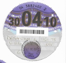 Collectable car tax for sale  LEICESTER