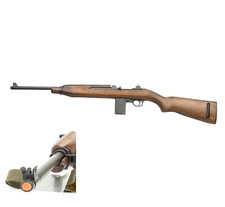 Denix Segunda Guerra Mundial EUA Cal.30 M1 carabina sem disparo réplica tamanho completo madeira metal novo comprar usado  Enviando para Brazil