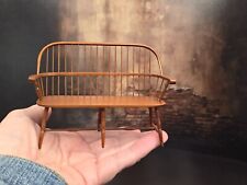 Vintage Miniatura Casa de Bonecas IGMA William Clinger Windsor Prosper's Bench OOAK, usado comprar usado  Enviando para Brazil
