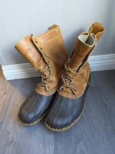 Para hombres 9 LL Bean Maine Zapato de Caza Pato Frijol Botas Cuero Hecho en EE. UU. segunda mano  Embacar hacia Mexico