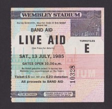 Original 1985 ticket for sale  WAKEFIELD
