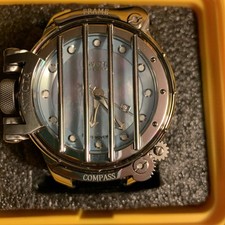 Invicta Reserve 52mm mergulhador russo canhoto quartzo barra transversal/bússola azul/MOP! comprar usado  Enviando para Brazil