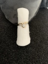 Mittelstein diamant damenring gebraucht kaufen  Detmold