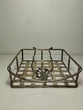 Panier serviette métal d'occasion  Brives-Charensac