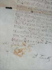 Pergamena antica usato  Italia