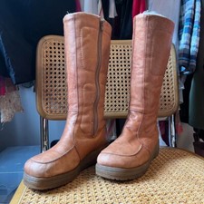 Brown leather fur for sale  New York