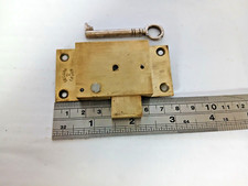 Fechadura de armário de latão 76mm x 35mm 1 chave (4617) reversível comprar usado  Enviando para Brazil