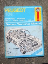 Haynes peugeot 104 for sale  STURMINSTER NEWTON