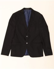 Jaqueta Blazer ZARA Masculina 2 Botões UE 52 Grande Preta WV06 comprar usado  Enviando para Brazil