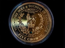 Moeda 2015 Princesa Charlotte Cinco Coroas UNC Bradford Exchange Royal Baby comprar usado  Enviando para Brazil