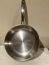Frigideira Tramontina 8" aço inoxidável folheada a forno triply seguro para indução frete grátis comprar usado  Enviando para Brazil