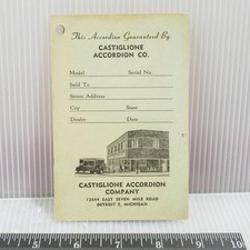 Castiglione accordion co. for sale  Pittsburgh