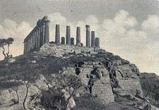 Cartolina agrigento tempio usato  Treviso Bresciano