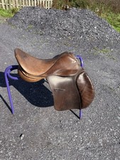 Seat brown leather for sale  AMLWCH