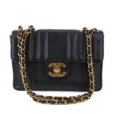 Bolsa caviar vintage Chanel Jumbo Mademoiselle vertical grande aba CC #H147020-1 comprar usado  Enviando para Brazil