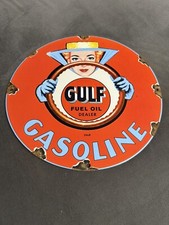 Vintage gulf gasoline for sale  Bronx