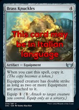 Mtg brass knuckles usato  Bari
