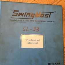 Drexel swingmast technical for sale  Sugar Grove