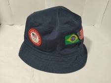 Chapéu Polo 2016 Rio Olympic Bucket Bandeira dos EUA Azul Marinho por Ralph Lauren, usado comprar usado  Enviando para Brazil