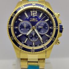 Usado, Relógio masculino Invicta Specialty quartzo dourado cronógrafo 13978 comprar usado  Enviando para Brazil