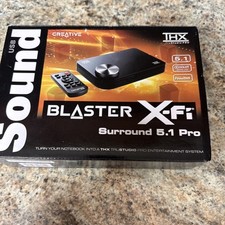 Usado, Placa de som Creative Sound Blaster X-Fi Surround 5.1 Pro USB SB1090 comprar usado  Enviando para Brazil