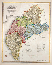 Cumberland map post for sale  BOURNE END