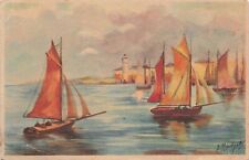 Illustrated fishing boats d'occasion  Expédié en Belgium