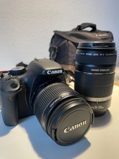  Aparat cyfrowy Canon EOS 550D z 2 obiektywami 18-55 i 55-250 oraz pakietem, używany na sprzedaż  Wysyłka do Poland