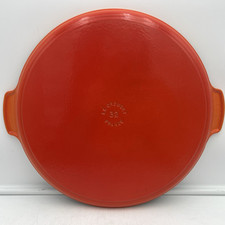 Le Creuset Flame #32 ferro fundido esmaltado 12,5" panela redonda bistrô grelha França, em excelente estado usado comprar usado  Enviando para Brazil