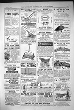 Old 1883 advertisement for sale  UK